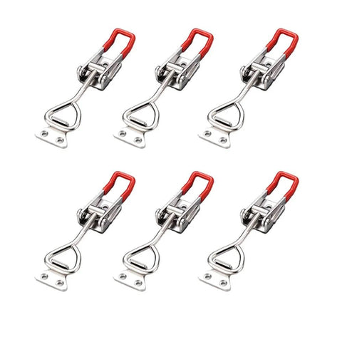 Six Pack Adjustable Toggle Latch Clamps Provide Secure Quick Release Holding Up To 330 Lbs For Tool Boxes And Smoker Gear