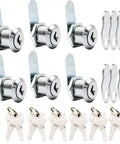Six-Pack Tubular Cam Locks With Keys Provide Keyed-Alike Security For RV Cabinets And Trailer Doors; One-Key Operation, Two Key Slots, And Keys Removable When Locked Or Unlocked, Fitting Up To One Half Inch Material.