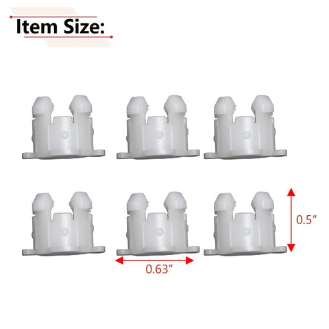 Six Piece Clutch Pedal Shaft Bushing Set Compatible With Ford F150 F250 F350 Ranger And Bronco Years 1985 Through 2003