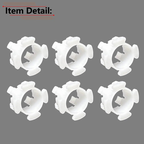 Six Piece Clutch Pedal Shaft Bushing Set Compatible With Ford F150 F250 F350 Ranger And Bronco Years 1985 Through 2003, front view