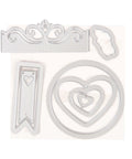 Die cut metal shapes for Portable Die Cutting And Embossing Starter Kit For Arts And Crafts Scrapbooking And Cardmaking On The Go Sizzix Sidekick 661770 Included Compact Manual Cutter With 6.35 cm And 2.5 Inch Openings White.