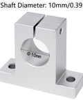 Heavy Duty 4 Pack SK10 Aluminum Linear Motion Rod Supports And Rail Shaft Guides For 10mm Diameter Shafts corrosion resistant