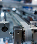 Close-up of 4 Pieces SK16 Aluminum Linear Rod Rail Shaft Clamping Supports With Wrench For 16mm Diameter Shaft Mounting Bracket in CNC machine.