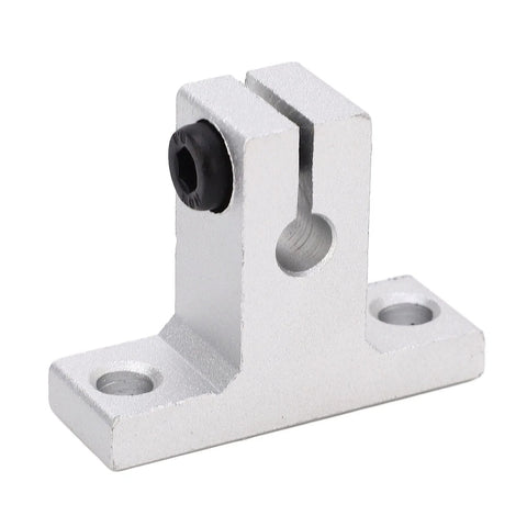 Four Pack SK6 Aluminum Linear Rail Clamping Supports For 6mm Shafts, durable alloy for CNC engraving machines and 3D printers.