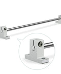4PCS SK8 Aluminum Linear Shaft Rail Supports for 8mm 0.31in Rods with corrosion resistant aluminum and 5.5mm mount holes