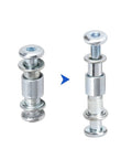Inline Skate Replacement Parts Kit With Aluminum Alloy Shaft And Bearings Spacer For Smooth Spin 46 Piece Set