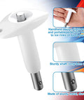 Close-up of metal and plastic part from All In One Skate Bearing Cleaning Kit With Bearing Puller And Press Tool Plus Cleaning Bottle For Skateboard And Roller Skates Maintenance For Diy Pros And Everyday Riders Grind Ready
