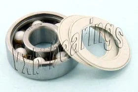 100-Pack Skateboard/inline/Rollerblade Skate/Fidget Ceramic Bearings Wholesale showing a 608-2RS bearing with ceramic balls.