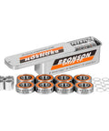 G3 Skateboard Bearings Set Of 8 By Bronson Speed Co Ultra Smooth Deep Groove Bearings with tin, spacers, and washers