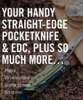 Leatherman Skeletool CX 7-In-1 Lightweight Minimalist Multi-Tool For Everyday Carry EDC on rock surface with knife blade open