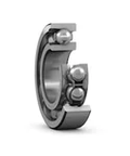 SKF Bearing 210 C3 Top Notch Pro Grade Precision Ball Bearing For Industrial Machinery, side view of a sealed radial ball bearing.