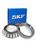 Experience high-load reliability with this SKF 32207 tapered roller bearing featuring 35 mm ID, 72 mm OD, shown with package.