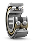 SKF Bearing 3311 DNRCBM Double Row Back To Back Bearing With Snap Ring Fitted 55 Mm Bore, Heavy Duty Steel shown side view
