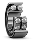 SKF Bearing 3312 E Double Row Self Aligning Ball Bearing for industrial machinery, shown from front view with visible ball alignment.