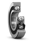 Side view of SKF 361206R track roller bearing with 30 mm bore and 72 mm OD, showing durable steel construction and coated cage.