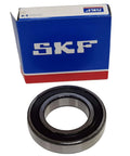 SKF 6006 2RS1 Deep Groove Ball Bearing Rubber Sealed 30x55x13 mm displayed with packaging in background
