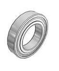 SKF 6008 2RZ Deep Groove Ball Bearing with a 40 mm Bore Grease Lubrication Nonmetallic Cage HC5C3WT shown from the side
