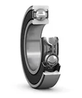 SKF 6205 2RSH2 C3 Deep Groove Ball Bearing with 25 mm Bore Rubber Seals on Both Sides High Load Capacity 14.8 kN Dynamic 7.8 kN Static Steel Cage