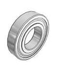 SKF-Bearing 6208-2RZTN9/HC5C3WT Top-Notch Premium Deep Groove Ball Bearing With Seals shown from side view