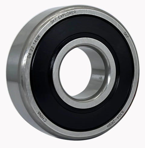 SKF 6304-2RSH Deep Groove Ball Bearings 20x52x15mm Sealed 2 Pack close-up view
