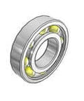 SKF 6319 M/C3VL0241 ball bearing, front view showing machined solid insulated cage, 95 mm bore, 200 mm OD, 45 mm width