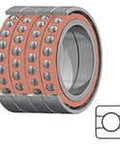 Angular view of FBSD 30/QBCA SKF Bearing Single Row Angular Contact for Precision Axial Loads and Dope High Speed Performance