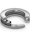 SKF Bearing BA 3 Metric Bearing With Bearing Steel Cage Sheet Metal Construction Flat Back Housing Washer shown in side view