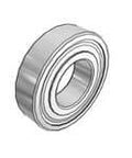 Side view of 6206-2RZTN9/HC5C3WT SKF Bearing Shielded Deep Groove 30 Mm Bore Grease Lubricated Non Metal Cage Built For High Speed Up To 15000 RPM