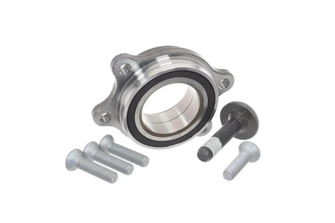 SKF VKBA 6649 Wheel Bearing Kit with components, including bearing unit, seals, and fasteners for optimized vehicle performance and safety.