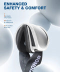 Lagopus Ski Snowboard Goggles UV Protection Anti Fog For Men Women Youth with bendable TPU frame and soft foam lining.