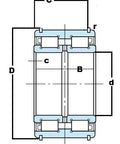 SL04 5013-PP Nachi Sheave 2 Rows Full Complement Bearings - VXB Ball Bearings