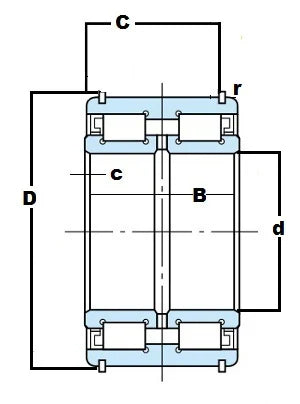 SL04 5013-PP Nachi Sheave 2 Rows Full Complement Bearings - VXB Ball Bearings