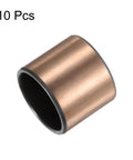 10 pieces of Sleeve Bearings 0.75 Inch Bore 0.875 Inch OD 0.75 Inch Length Oilless Wrapped Bronze Sintered Composite Coated Bushings