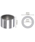 12 Pieces Sleeve Bearings 14X17X12.5MM Sintered Iron Self Lubricating Bushings For Electrical Equipment And Machine Tools dimensions view