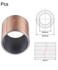Sleeve Bearing 28mm Bore 32mm Outer Diameter 40mm Length Oilless Wrapped Plain Bearings Bronze Sintered Coated Diagram