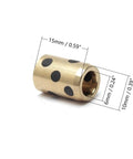 3Pcs Sleeve Bearing 6mm Bore 10mm OD 15mm Length Oilless Plain Bushings for Machinery with measurements