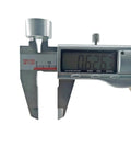 Measuring Replacement Sleeve Bearings 42-40-0580 with caliper, fits bandsaw models 6223-2729, showing precision size.