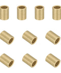 50 Pcs Sleeve Bearings 4mm Bore 6mm OD 8mm Length Self Lubricating Sintered Bronze Bushings for High Sliding Applications