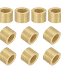 Sintered bronze bushings, 40 pcs sleeve bearings with 5mm bore, 8mm OD, 6mm length, self lubricating for precision mechanisms.