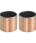 2 Pcs Sleeve Bearing With 7/8 Inch Bore, 1 Inch Outer Diameter And 7/8 Inch Length, Self Lubricating Oilless Bushings