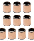 10 Pcs Sleeve Bearing 5mm Bore 7mm OD 8mm Length Oilless Wrapped Bronze Sintered Bushing arranged in two rows