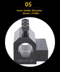 Front view of SBHA20-25 Top Notch Boring Tool Sleeve For Milling Lathe CNC Lathe Inner Diameter Auxiliary Tool Holder