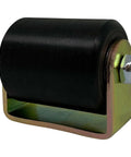 ✝️ Slide Gate Guide Roller 3" Black Hard Nylon UHMW Rollers with C Bracket Rear Post Welded Assembly Heavy Duty