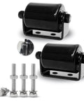 ✝️ 2Pack Slide Gate Guide Roller with C Post Welded Bracket, Hard Nylon Sliding Rolling Gates Guider, Heavy Duty Sealed Ball Bearing, and screws.