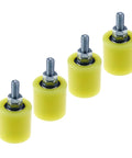 Slide Gate Guide Roller 1.66 By 1.77 Inch Heavy Duty Nylon Ball Bearing Side Roller Assembly Pack Of 4 For Smooth Gate Operation
