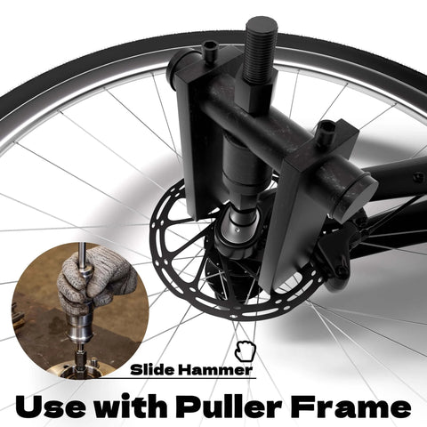 Blind Hole Bearing Puller Set 8-32mm with Slide Hammer used for motorcycle wheel bearing removal