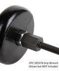 Close-up of a 10 Lb Basic Slide Hammer Assembly with Interchangeable Adapters for Auto Repair and Heavy Duty Pulling.