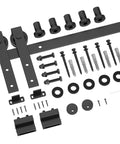 6.6FT Sliding Barn Door Hardware Kit for Single Doors up to 40 Inch, Heavy Duty Carbon Steel Track, Complete Hardware Set