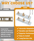 Comparison of premium sliding closet door floor guide kit and standard option, highlighting features such as durability and installation ease.