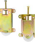 Sliding Mirror Closet Door Rollers Replacement Hardware Fits Contractors Part #W8020C or Hard 1775 Wardrobe Doors Wheels, 1-1/2" Durable POM
